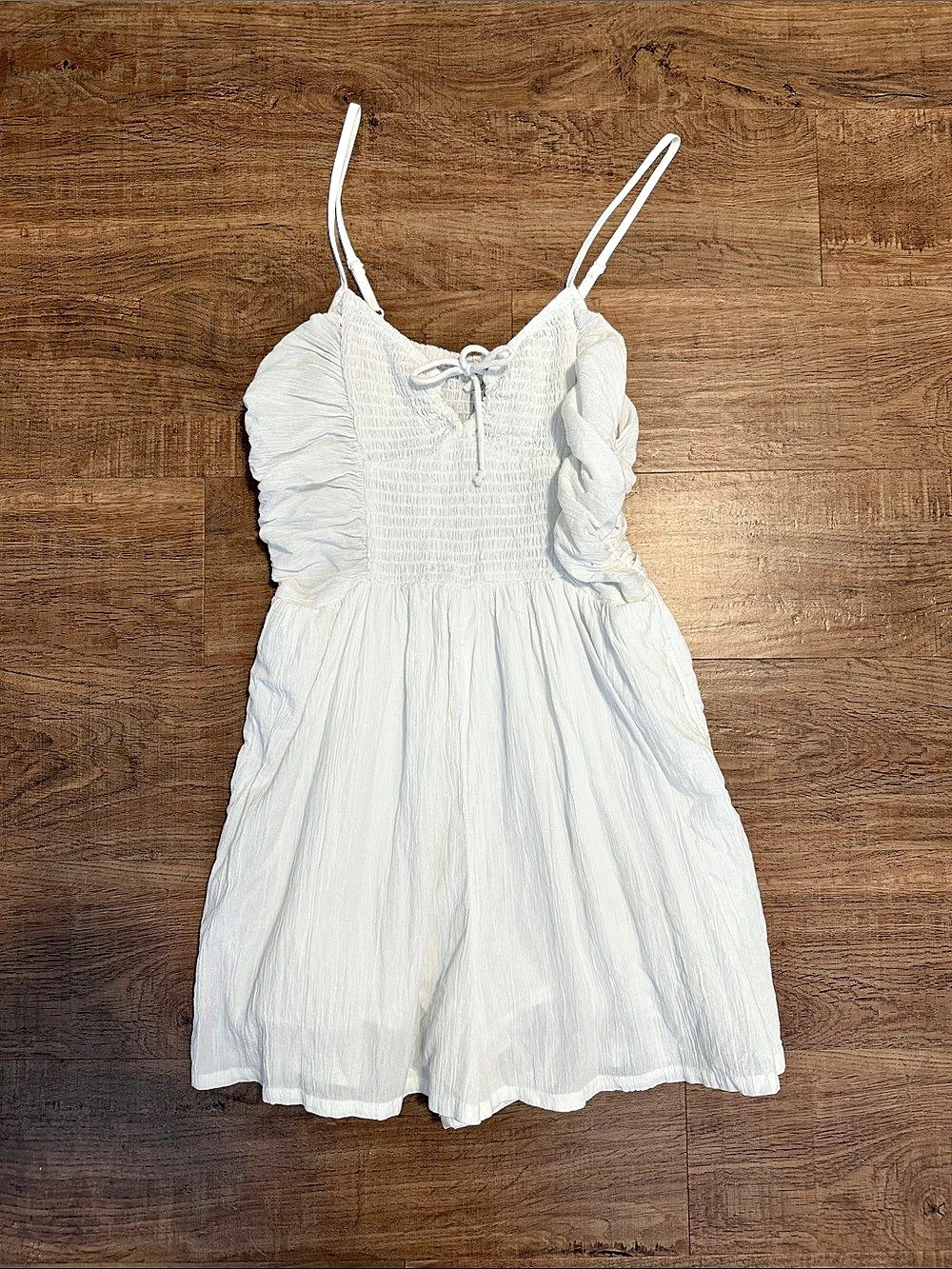 Aerie White Mini Romper Size Small